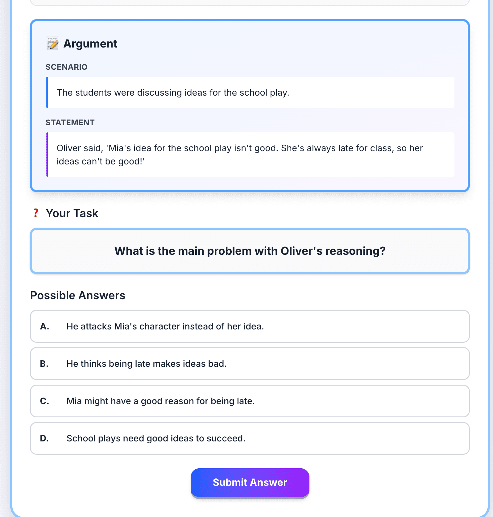 Debate Master – critical thinking and selective school prep