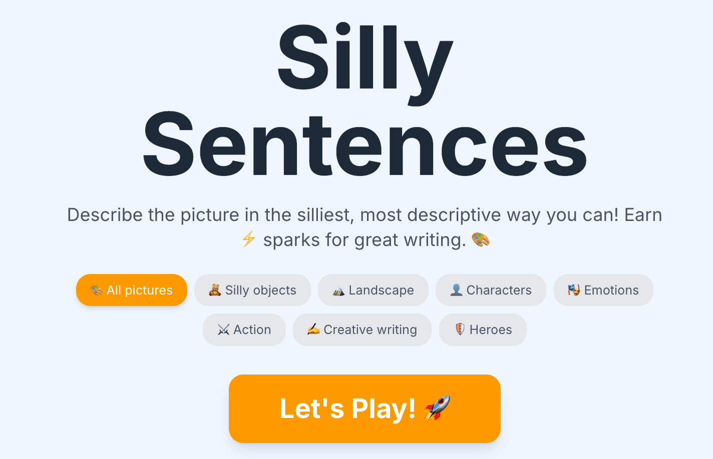 Silly Sentences puzzle