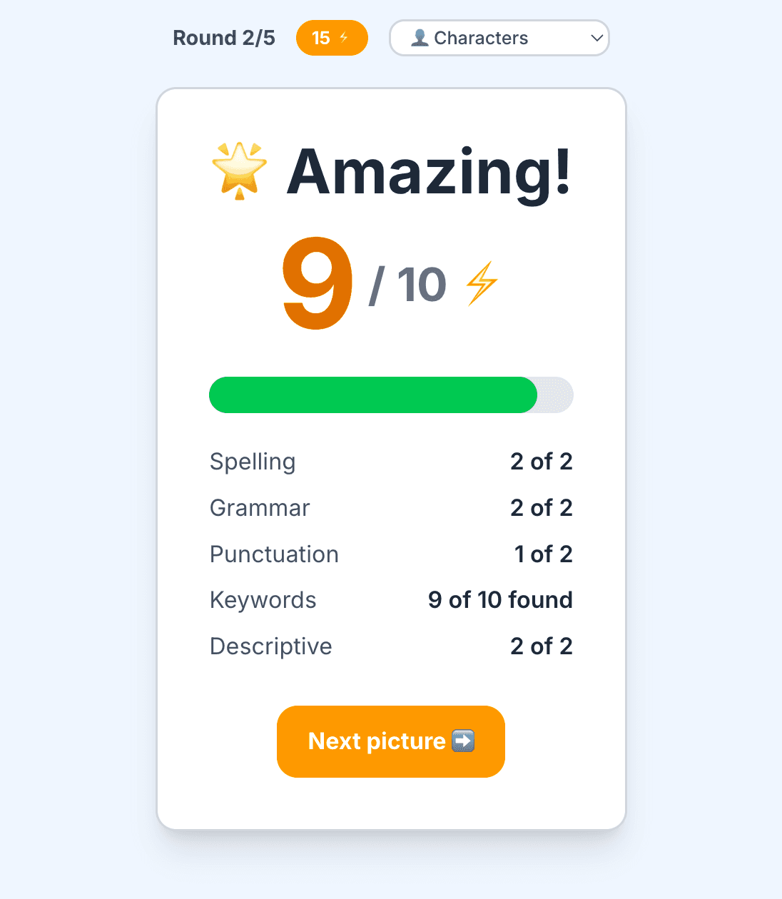 Silly Sentences – descriptive writing and NAPLAN practice